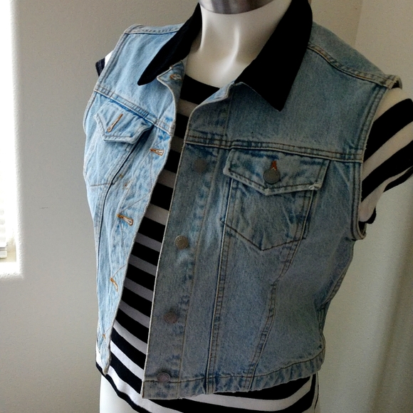 NWT Guess DENIM Vest - Picture 1 of 4